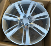 24" Cadillac Escalade Replica Wheel 🔥 24X10 +31 6X139.7 🔥C.B 78.1 Silver Machined Rim ✅🔻